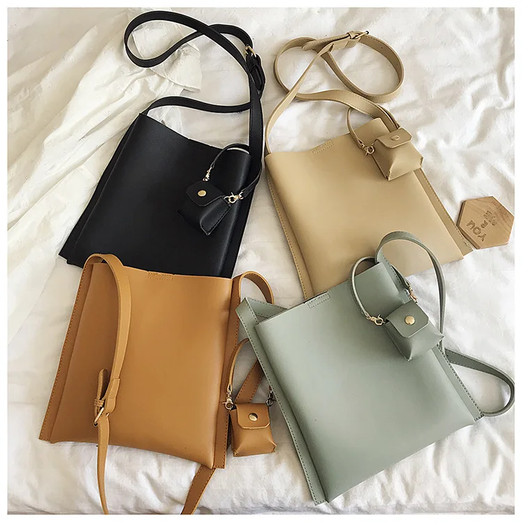 

Amazon Latest Women Handbag Ladies Leather Satchel Leather Handbags Clutches Crossbody Messenger Bags Women Shoulder Bag, 4 colors