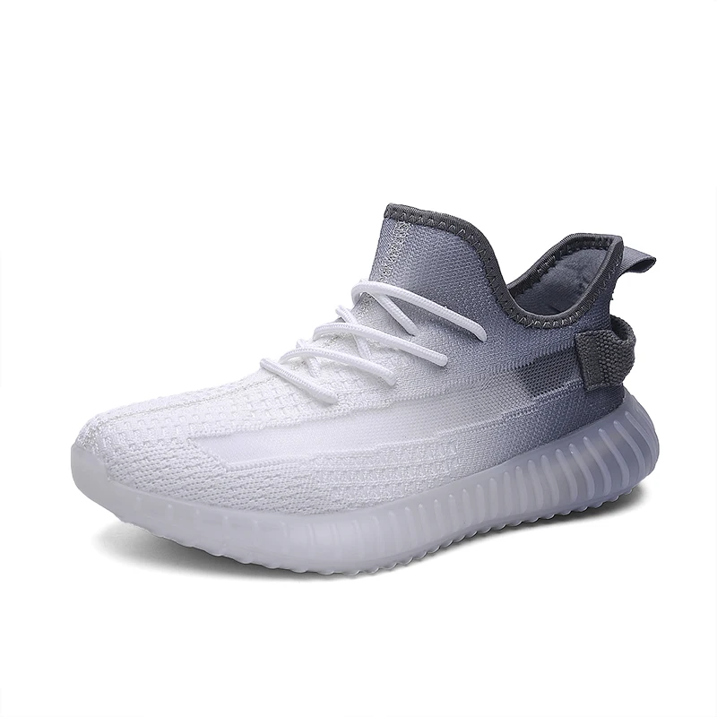 

Men Running Shoes Gradient Colour Casual Sport Athletic Sneakers, White+black/white+grey/white+brown