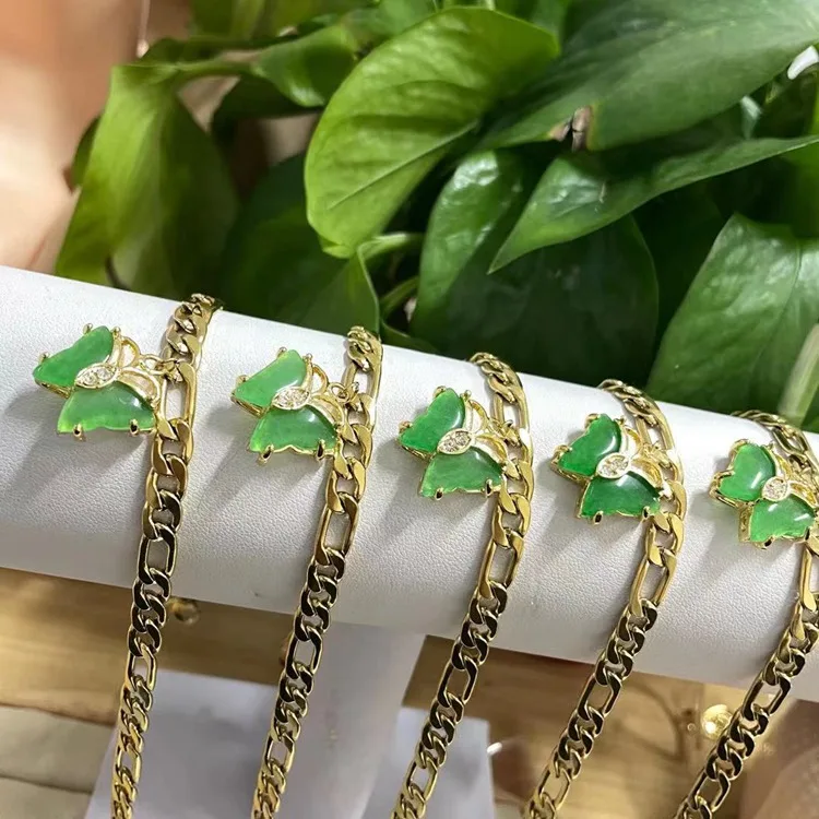 

2021ins butterfly bracelet 18 k plated charm bracelet for women