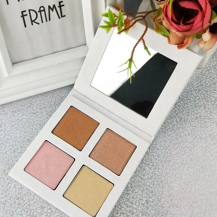 

Private label make your own logo pressed highlighter powder private label contour palette for face makeup