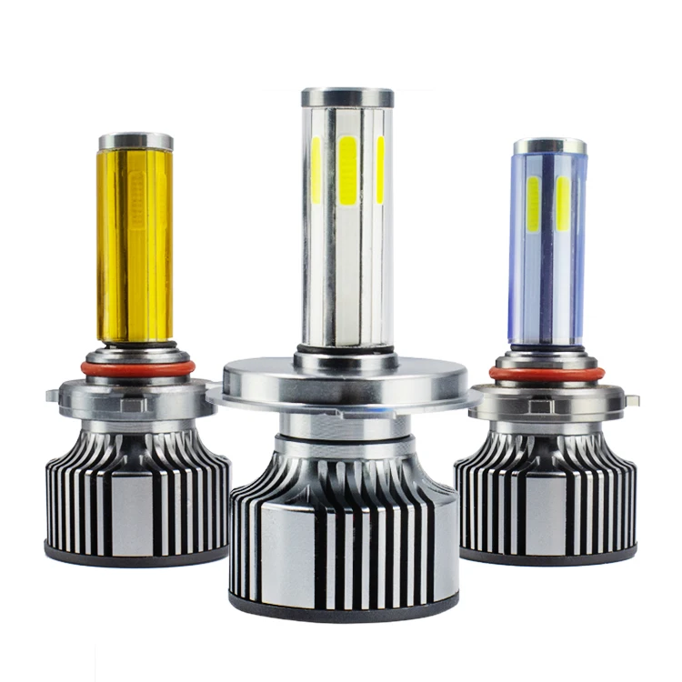 factory direct sale c6 x3 H1 H4 H7 H11Hight Light 4000LM 6000K White color led motorcycle H4 car led headlights for SUV