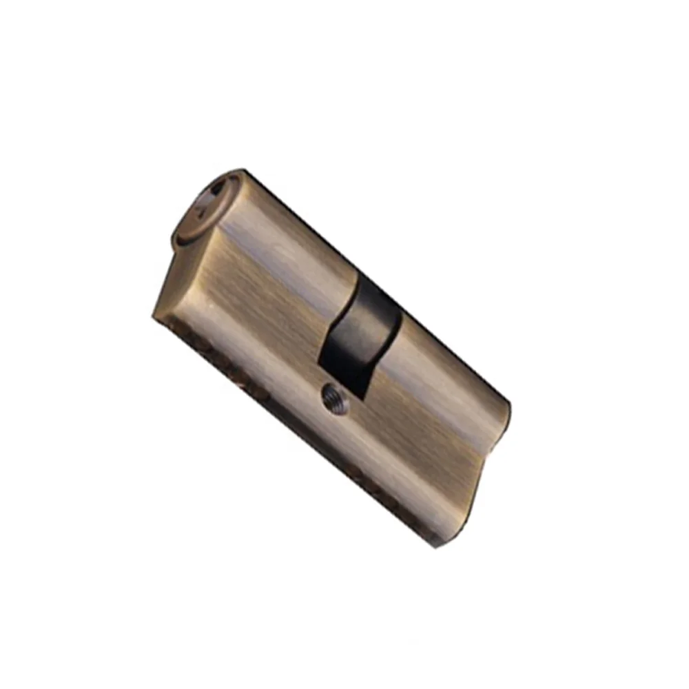 
Customized 5 Pin Solid Brass Euro Profile Door Lock Cylinder With 3pc Keys 