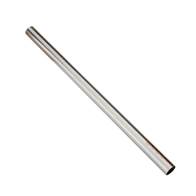 

Hot sale accept custom 304 stainless steel reusable drinking straws high quality metal straw Eco-Friendly stainless steel straw, Silver