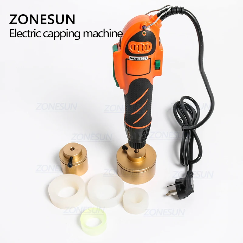 
ZONESUN Hand Held Bottle Capping Tool Plastic Bottle Capping Machine Manual Capper( 64kg/fcm) 