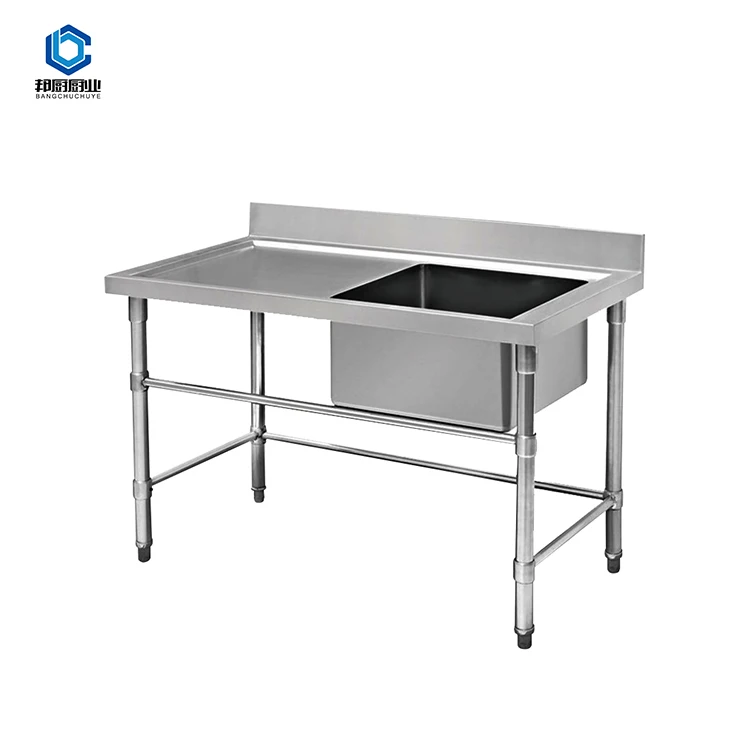 High Quality Cheap Price Kitchen_Sink_Cabinets Stainless Steel Three Sink Conventional Sink With Bottom Plate
