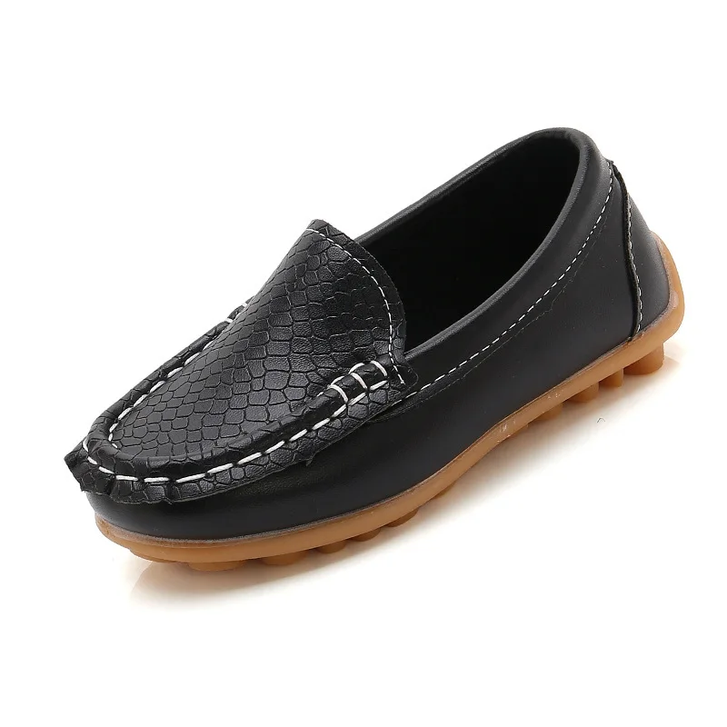 

Toddler Little Kid Boys Girls Slip On Loafers Dress Flats Soft Comfortable Children Casual Walking Shoes Pu Leather Driver Shoe