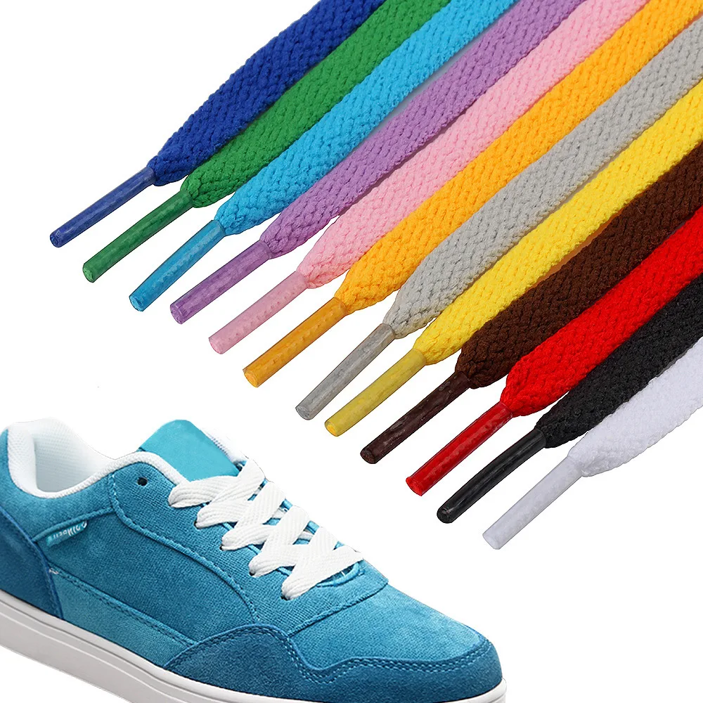 

Custom Single-Layer 8mm Solid Color Shoelace Suitable For Flat Canvas Shoes Men And Women Sneakers Pink Shoelace