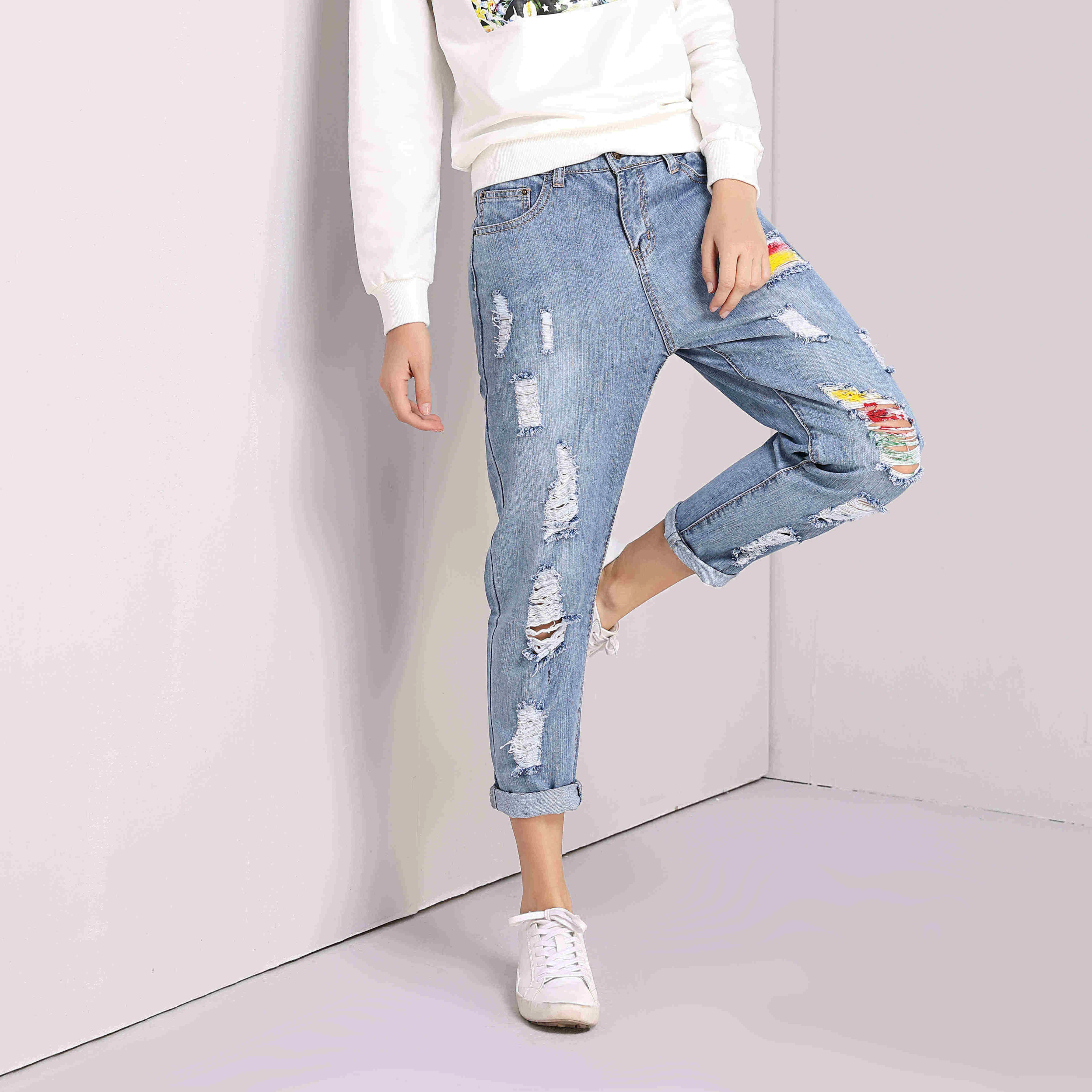

Custom logo fashion hot sexy stylish women pent design jeans, As picture