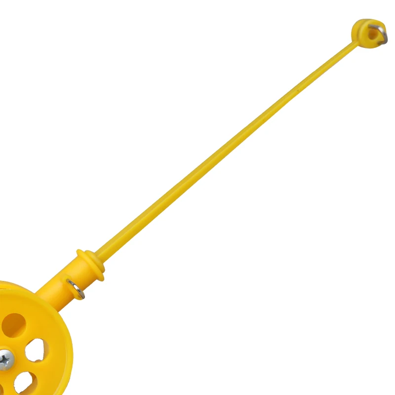 

33 cm 50g winter outdoor fishing for children High quality plastic ice fishing rod, Yellow