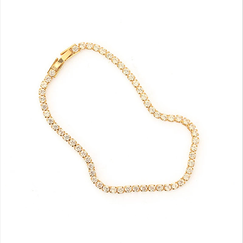 

Charare America and Europe style zircon choker Necklace, Silver,gold