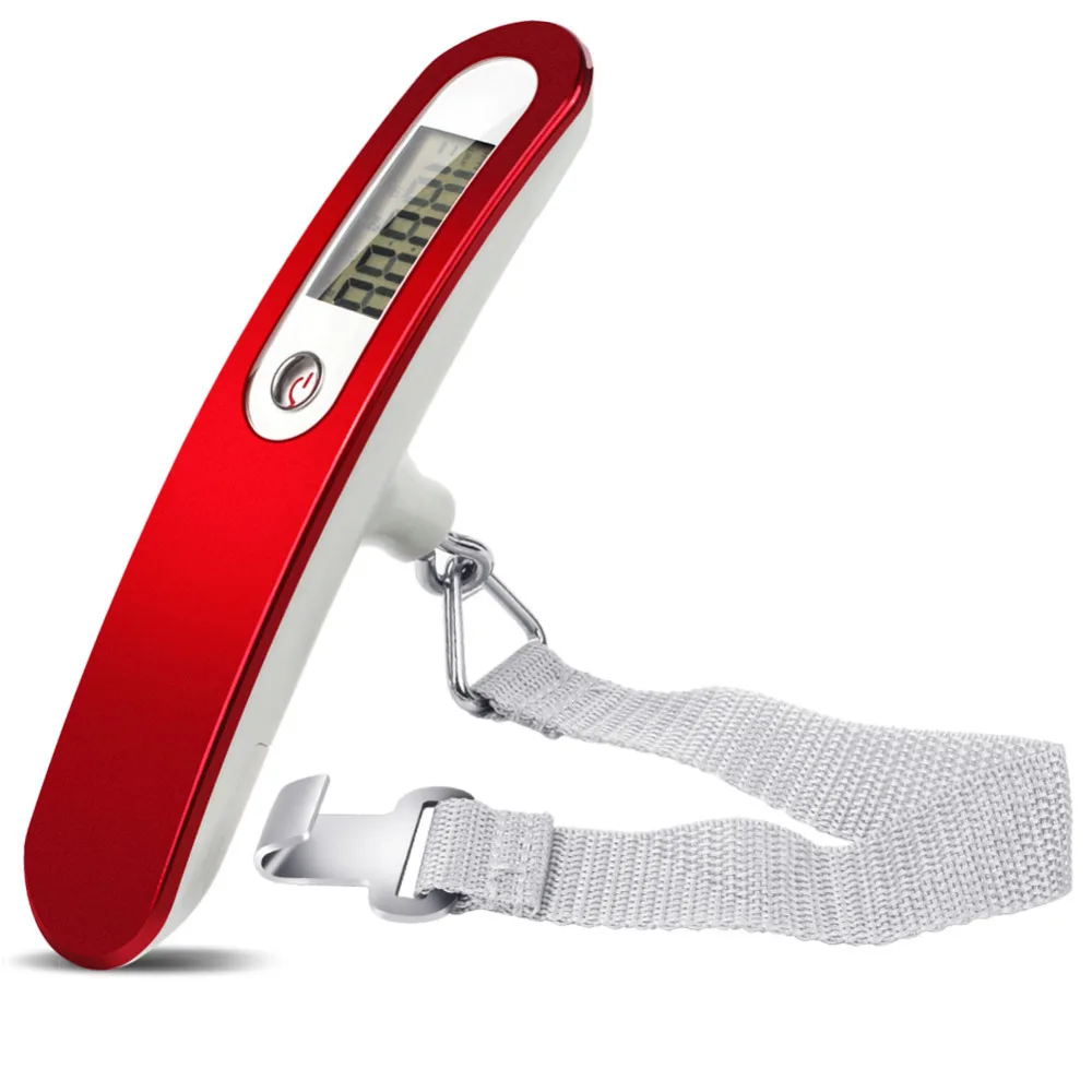 

New Arrival Digital Bag Weighing Luggage scale with Weight Indicator Cheap Price, White