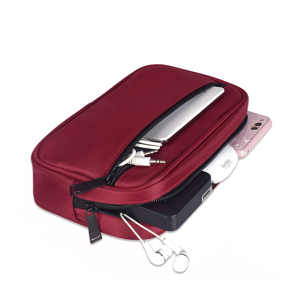 

Large capacity multi-function travel cosmetic storage bag portable notebook adapter bag