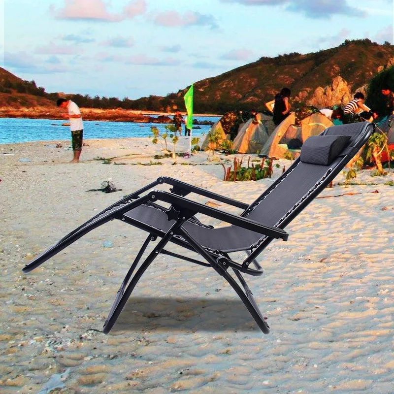 

2022 Outdoor camping beach office garden balcony lunch break zero gravity folding recliner