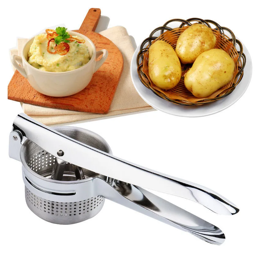 

Quality Kitchen Gadgets Stainless Steel Vegetables Potato Ricer Masher Potato Presser