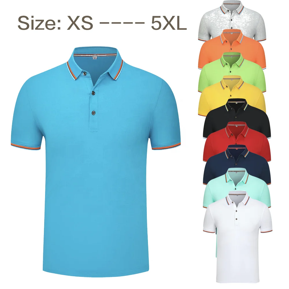 

Factory Wholesale Men Polo Shirts Plain Golf Polo Blank t shirts Custom Embroidery Logo Office Polo Shirt For Men