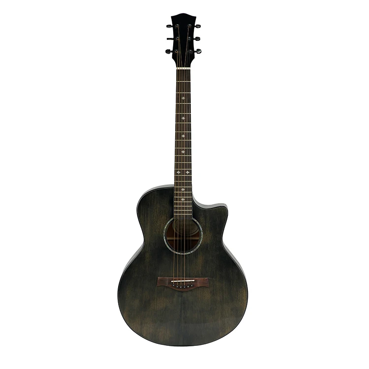 

41/40 inch D barrel high quality acoustic guitar matte ethnic guitar Beginner's introduction to practice student folk guitar