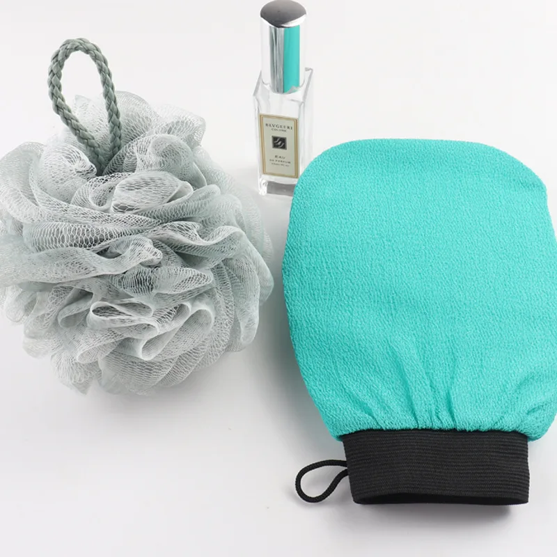 

Low Price Mens Body Exfoliating Bath Mitt Hand Scrub Towel Shower Gloves For Bathroom, Mix colors