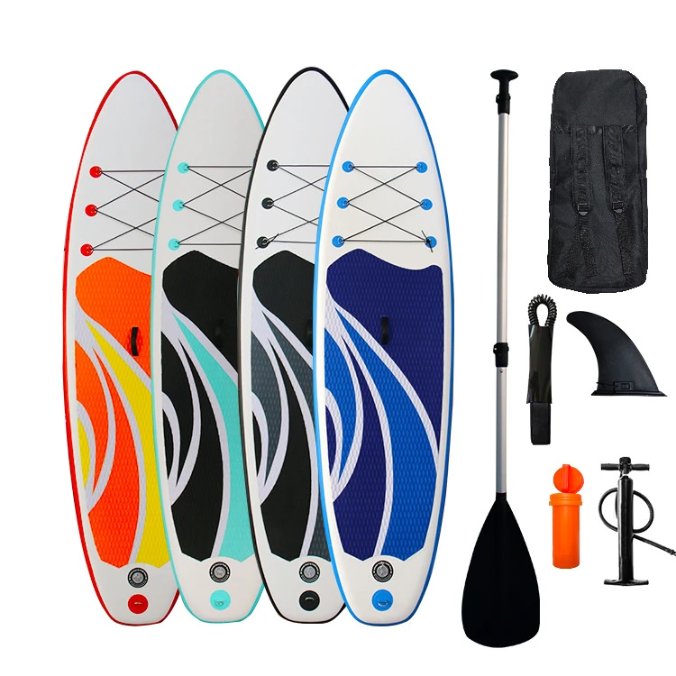 

Oem China Manufacture Inflatable Sup Low MOQ Available Surfing Paddle Board Inflatable Stand Up Isup Paddle Board Set, Green or pink