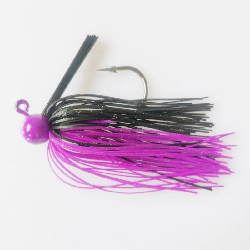 

Lutac fishing rackle rubber jig head lures metal jig 10g 14g