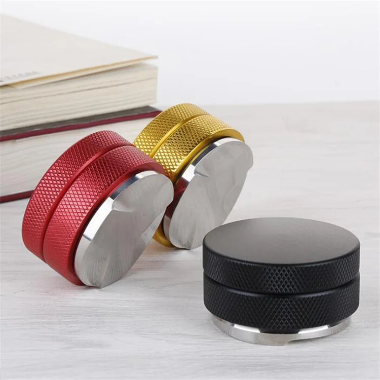 

Hot selling top espresso barista distribution tool 58mm macaron tamper kaffee coffee distributor tamper set for sale