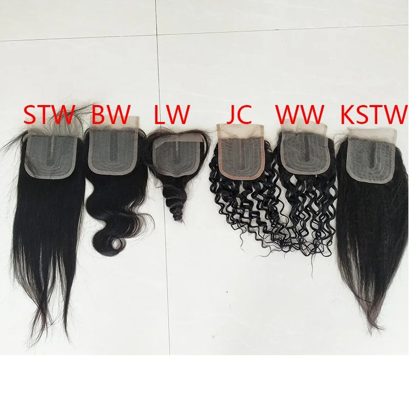 

8A 4x4 Swiss Lace Closure 100% Brazilian Human Hair Transparent Lace Closure HD Lace Closure frontal in stock, Accept customer color chart