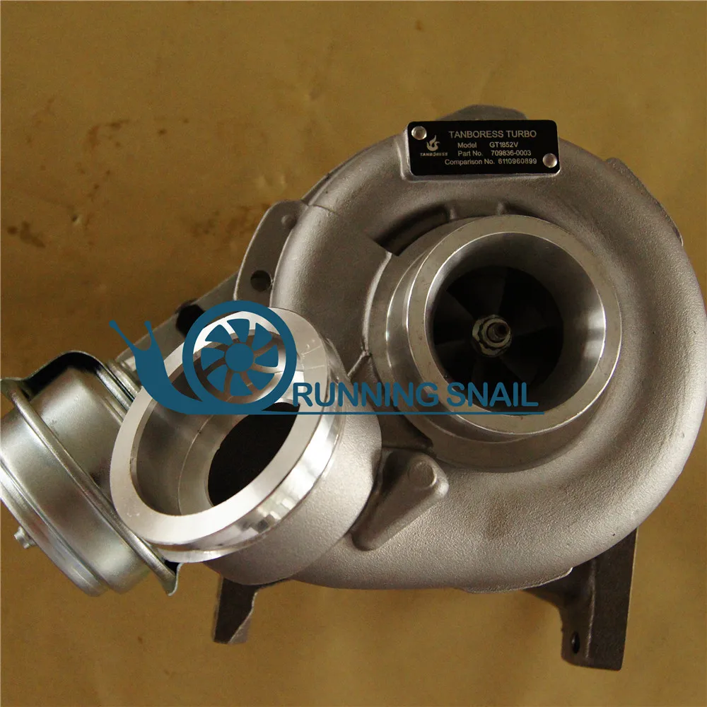 

Turbocharger GT1852V 709836 FOR Mercedes Sprinter 211CDI 311CDI 411CDI 109 HP 2000- A6110960899