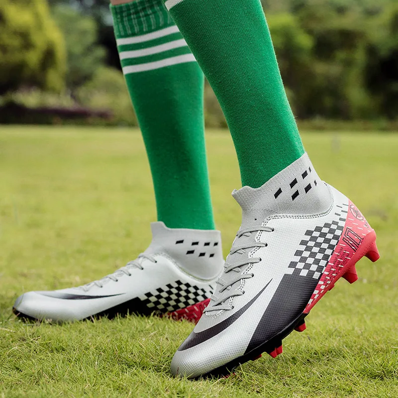 Studs Turf Black Men Soccer Shoes Kids Cleats Training Boot For Football  High Ankle Sport Sneakers Size 35-45 Botines De Futbol - Buy Boot For  Football,Botines De Futbol,Studs Football Shoes Product on