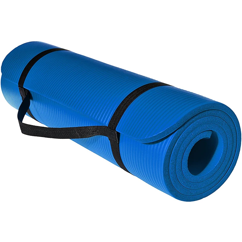 

Wholesale Logo Printed Nbr Yoga Mat 10mm Cheap Yoga Mat For Home Gym, Standard or customized color