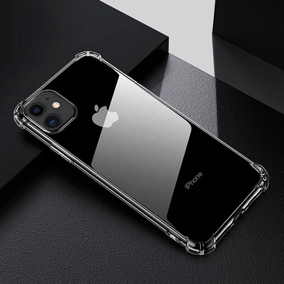 

Highly matched 5.4 inch Clear TPU Airbag Shockproof Mobile Phone Case For iPhone 12 mini