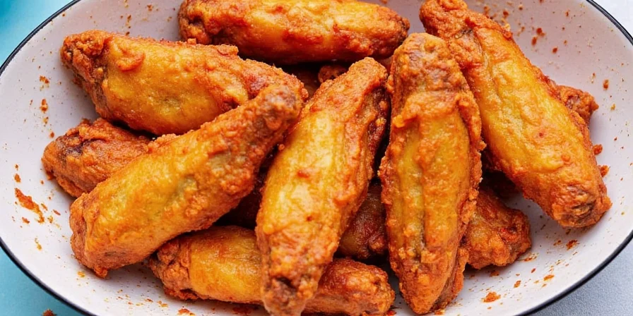 Friends enjoying hot chicken together with smiles and sweat