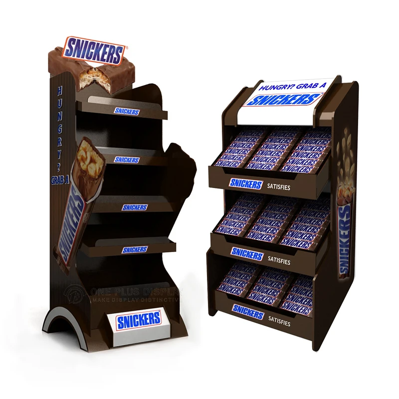 

custom paper display cardboard display stand Corrugated Retail biscuits cardboard floor biscuits chocolate display stand