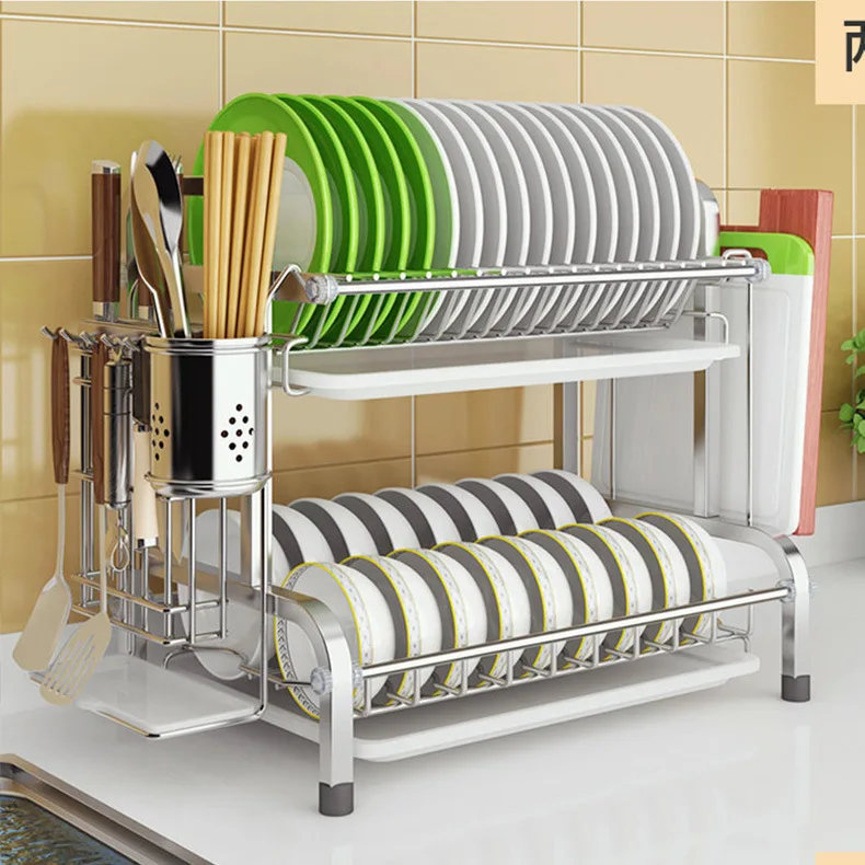 

Double cupboards and dish racks In the kitchen tool