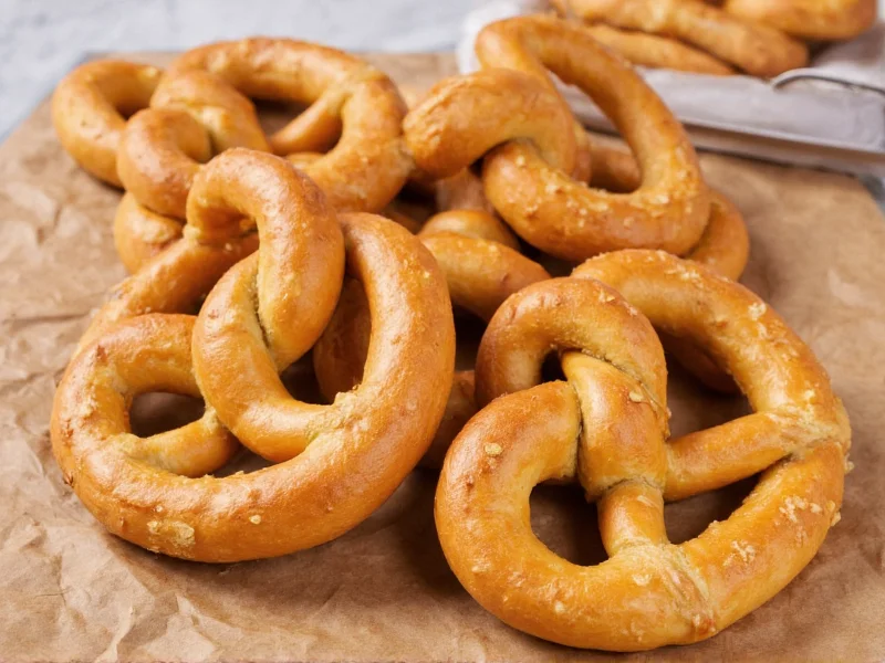 homemade soft pretzel