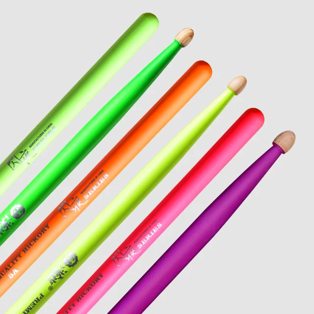 

Wholesale HUN Brand Colorful Luminescence UV drumsticks 5A Indoor entertainment product