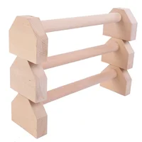 

Wood Parallettes Pushup Stands Push Up Bars