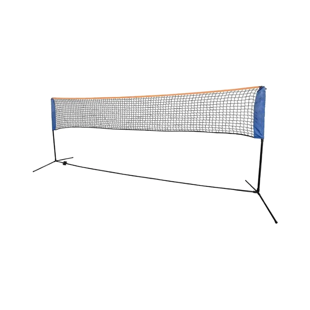 

Portable Badminton net stand set for Soccer tennis Pickleball Kids volleyball Easy setup nylon sports net with poles, Customizable