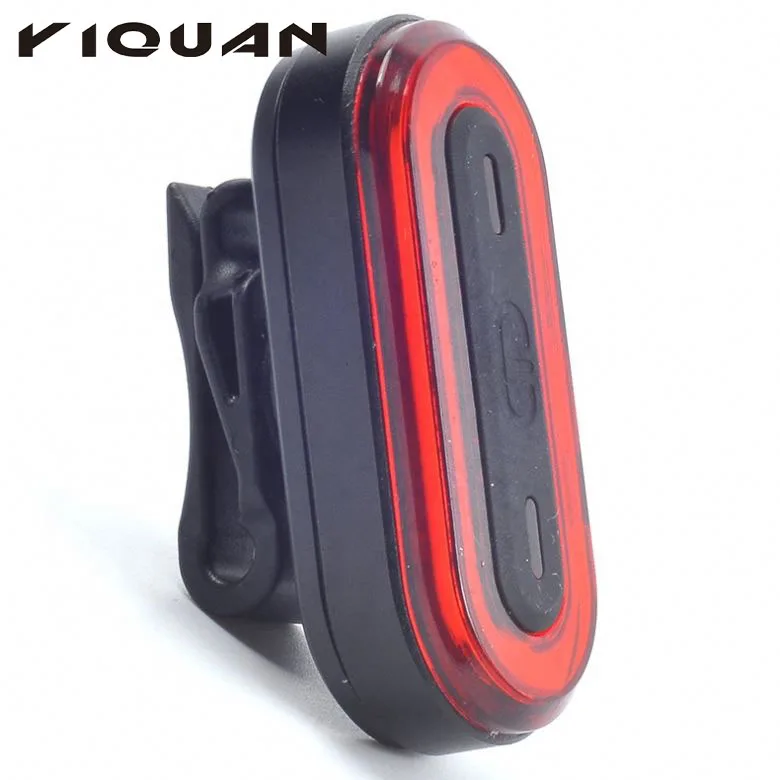 

Multifunctional Indicator Bicycle Rear Brake Light Rechargeable Li-ion Battery G-sensor Brake Red Color, Black+red