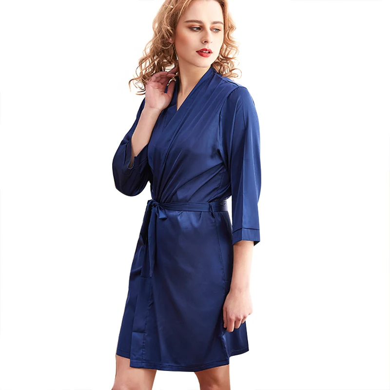 

2021 Hot Selling Silk Satin Pajamas Set Casual Homewear Set for Women Lounge Wear Pajamas