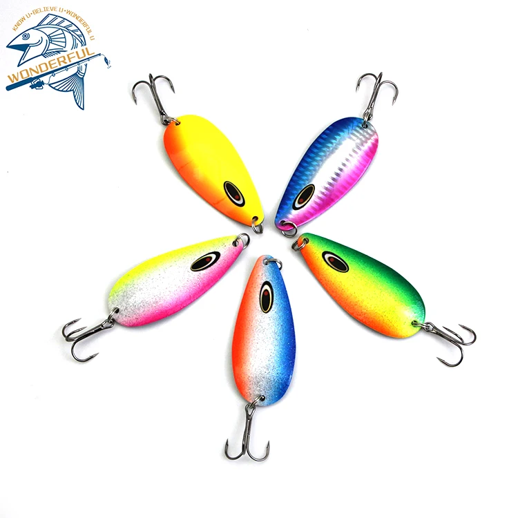 

75mm Bionic Metal New Color Fishing Lure Manufacturer Hard Fishing Spoons