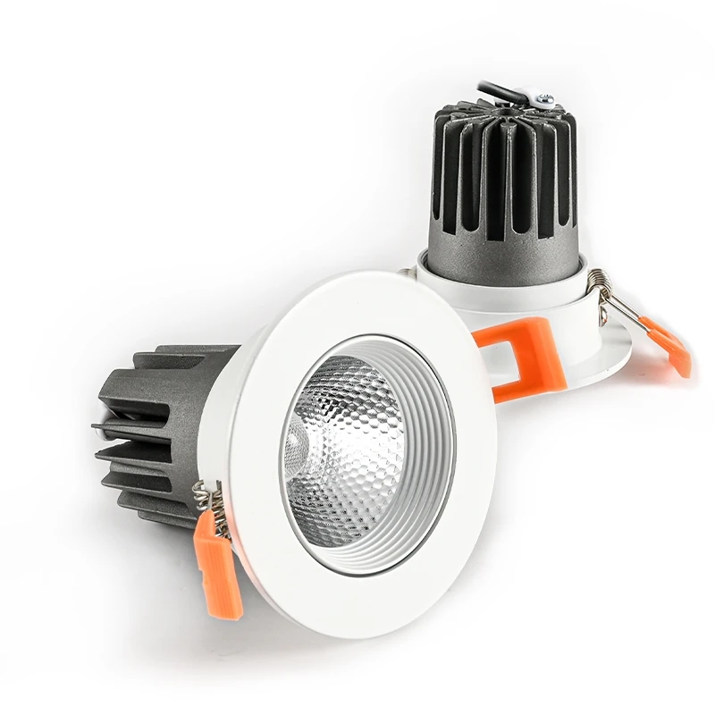 Adjustable Spot ceiling light High quality 5/9/15/25/35w recessed cob 4 inch led downlight customized showcase led spolight