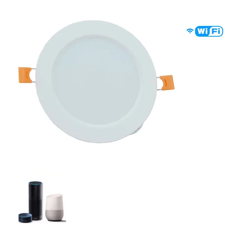 WIFI smart downlight ip54 can work 50000K rgb material is aluminum alloy can be installed and ceiling and other places