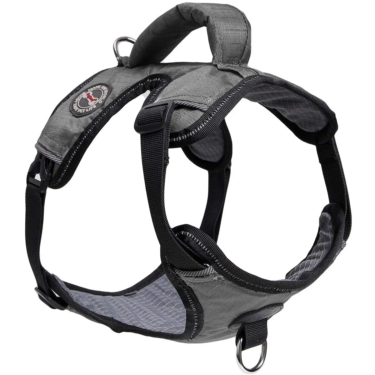 

Classic Innovative Mesh Soft Nylon Padded Breathable Working Dog Designer No Pull Harness With Handle, Custom accpect