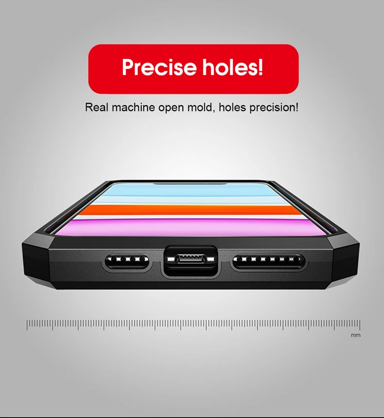 OTAO Flexible Shockproof Holder For Phone Case Cover For iPhone 11 Pro Max 7 XR XS MAX X 8 7 6 6s Plus Coque For iPhone 11Stand