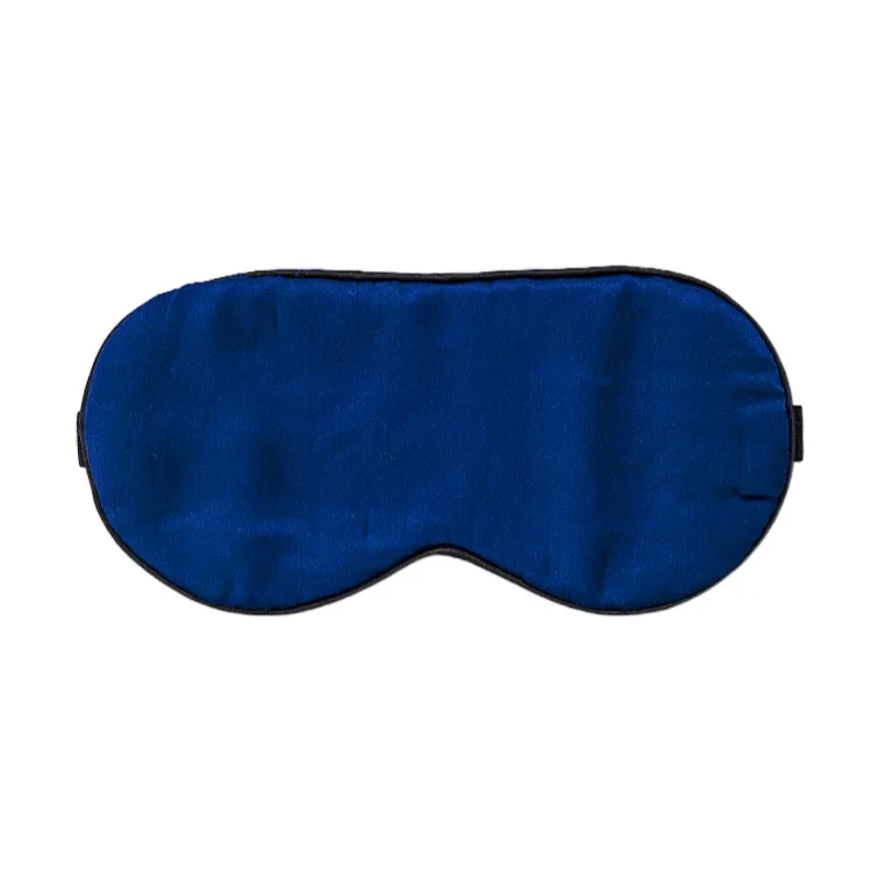 

2021 Luxury Soft Silk Eye Cover Silk Sleep Mask Eyeshade Blindfold With Adjustable Strap For Sleeping Travel