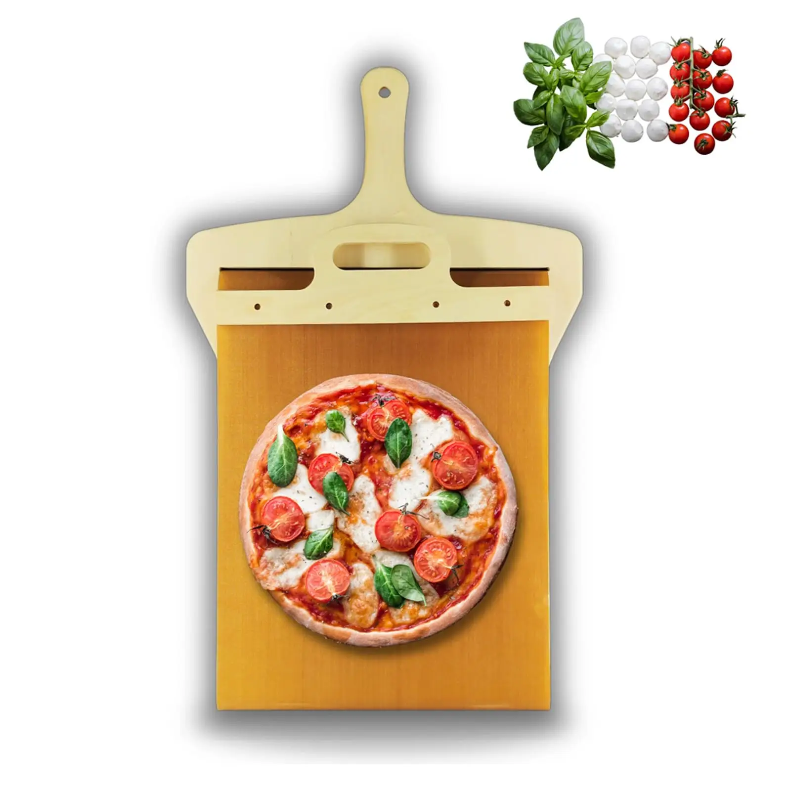 

multifunctional Pala Pizza Scorrevole pizza rack slide peel Spatula Paddle wooden sliding pizza board With Handle