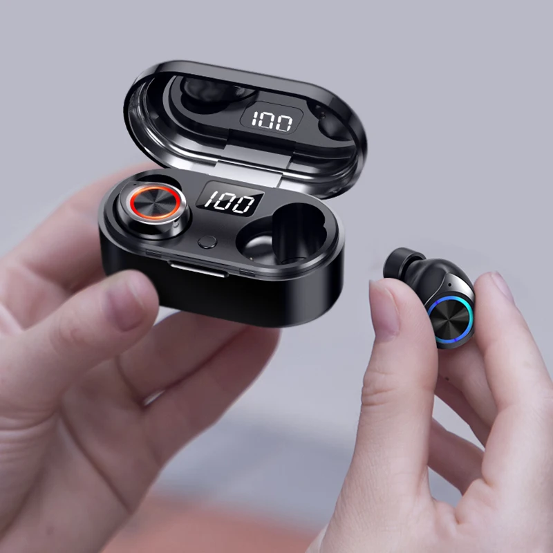

Factory Wholesale High Quality Hands Free Audifonos Auriculares Wireless Stereo Earphones TWS 5.0 Earbuds with Microphone