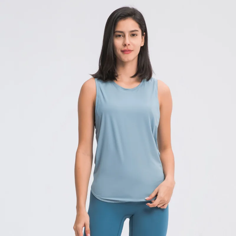 

2021 New Arrival Unbranded Wholesale Gym Clothing Breathable Hot Sweat active wear girls fitness sports Workout Tank Top