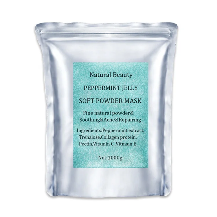 

Korean Beauty Organic Peppermint Peel Off Modeling Facial Hydrojelly Powder Mask for Acne Face