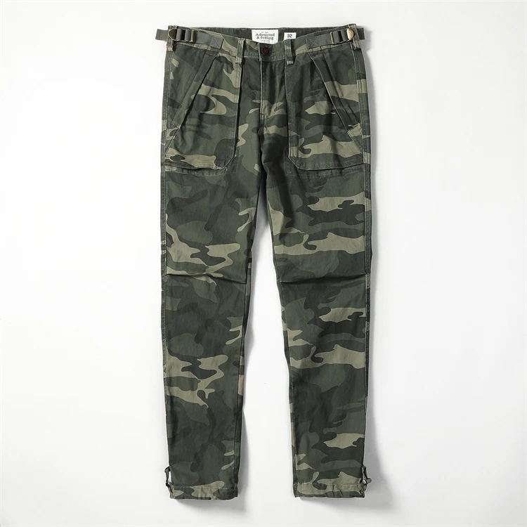 

Hot selling Men Fashion Streetwear Casual Camouflage Jogger Pants Breathable Camo Cargo Sweatpants With Drawstring