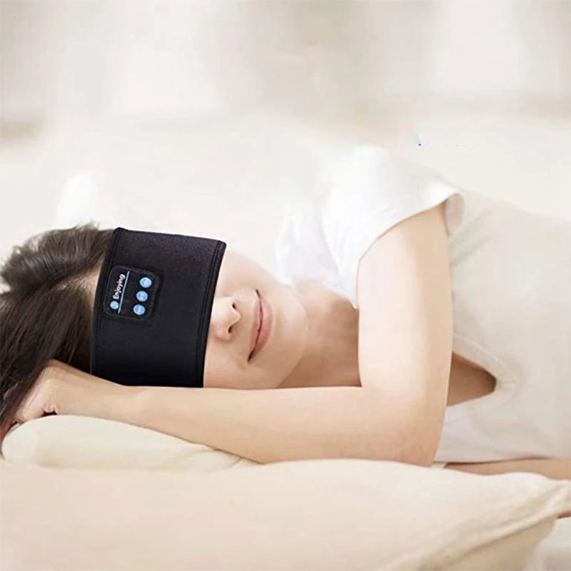 

Gifts Sleep Headphones Sleeping Headset Headband 10h Music -soft Elastic Comfortable Headband, Black gray